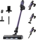 Aspirateur Balai sans Fil Rowenta X-Pert 7.60, 140W Puissant, Ultra Léger, 45min Autonomie, Performance Multi-Surface, Violet