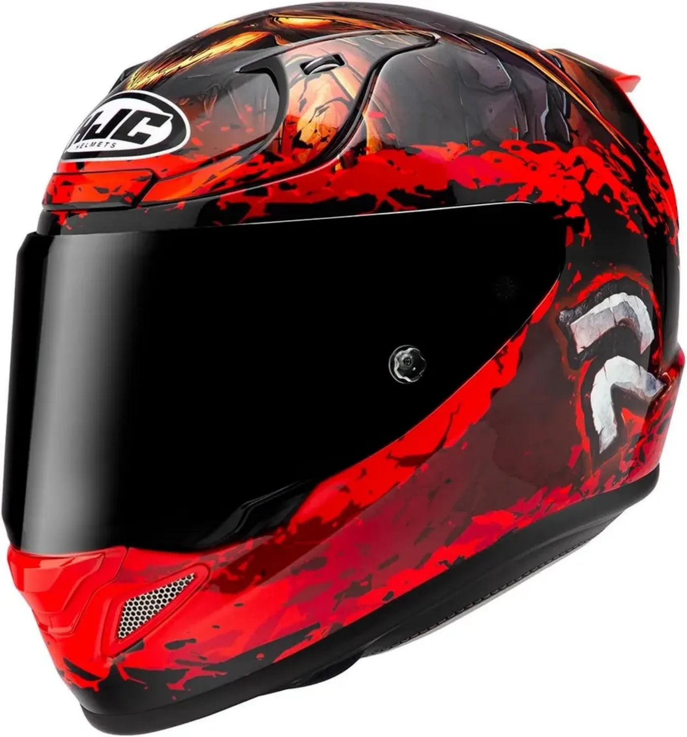 Casque de Moto Intégral HJC Rpha 12 Diablo Blizzard pour Adultes