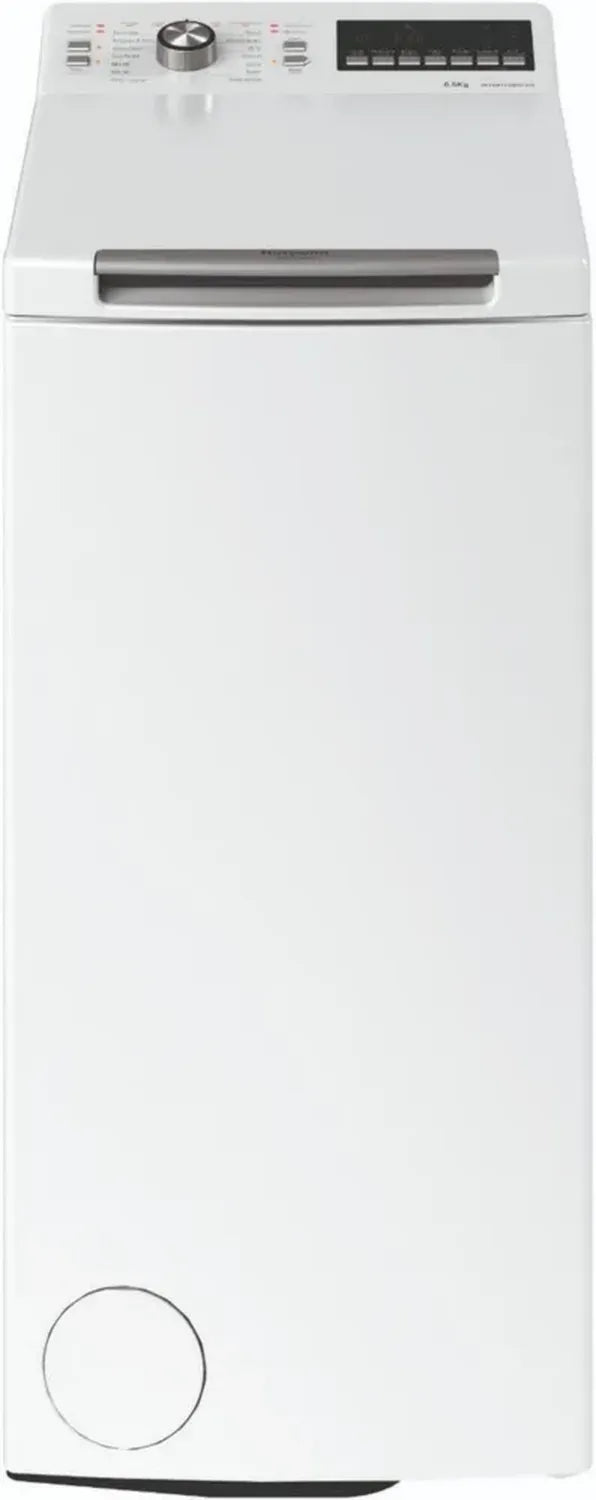 Hotpoint Lave-linge Top 6,5 kg - Chargement Supérieur, 1200 tr/min, Moteur à Induction, Ouverture Douce, Départ Différé, Classe Énergétique A, Blanc