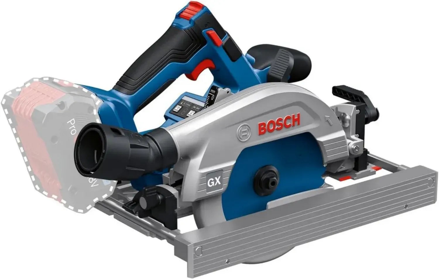 Scie Circulaire Sans Fil Bosch Pro 18V GKS 18V-57-2 GX avec Butée Longitudinale