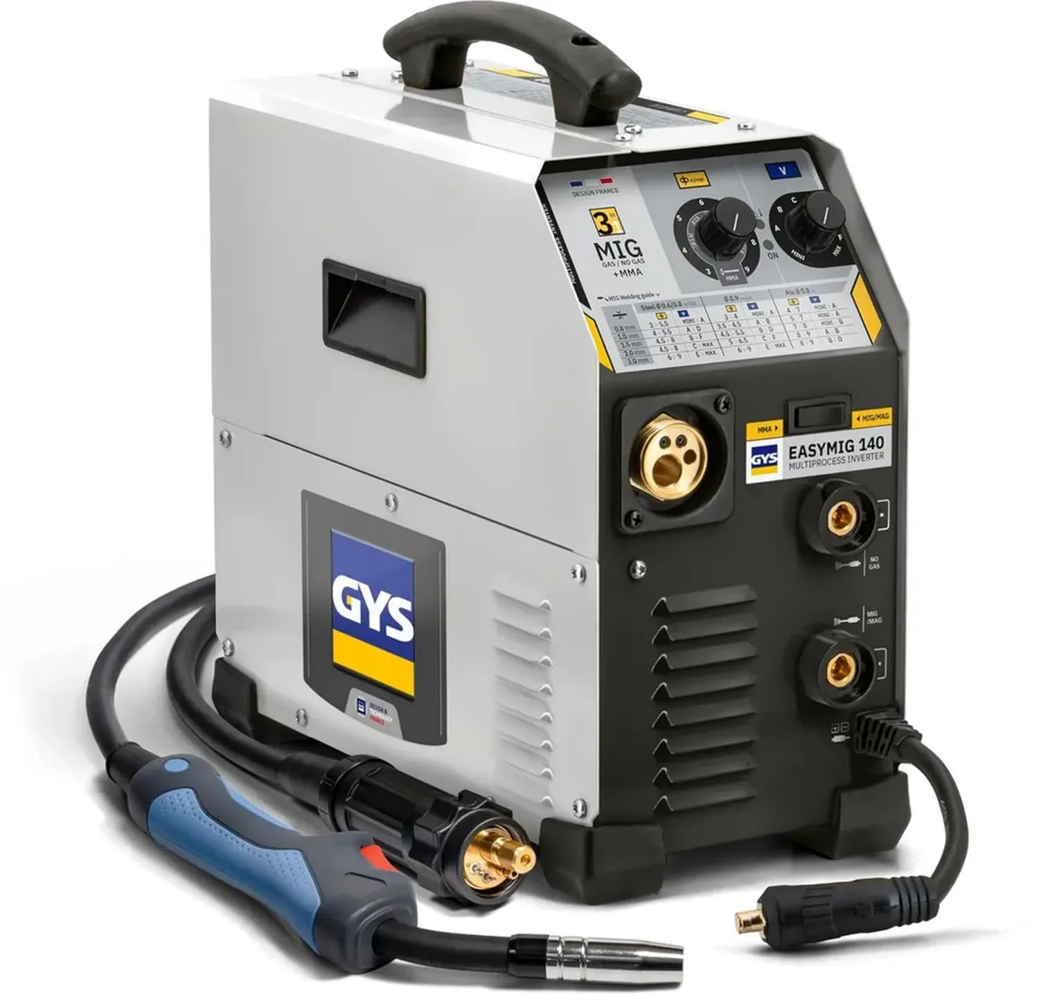 Poste à Souder Inverter GYS EASYMIG 140 MIG/MAG 230V avec Accessoires Complets