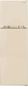 Réfrigérateur Sharp à deux portes, 311L, No Frost, Classe E, Beige