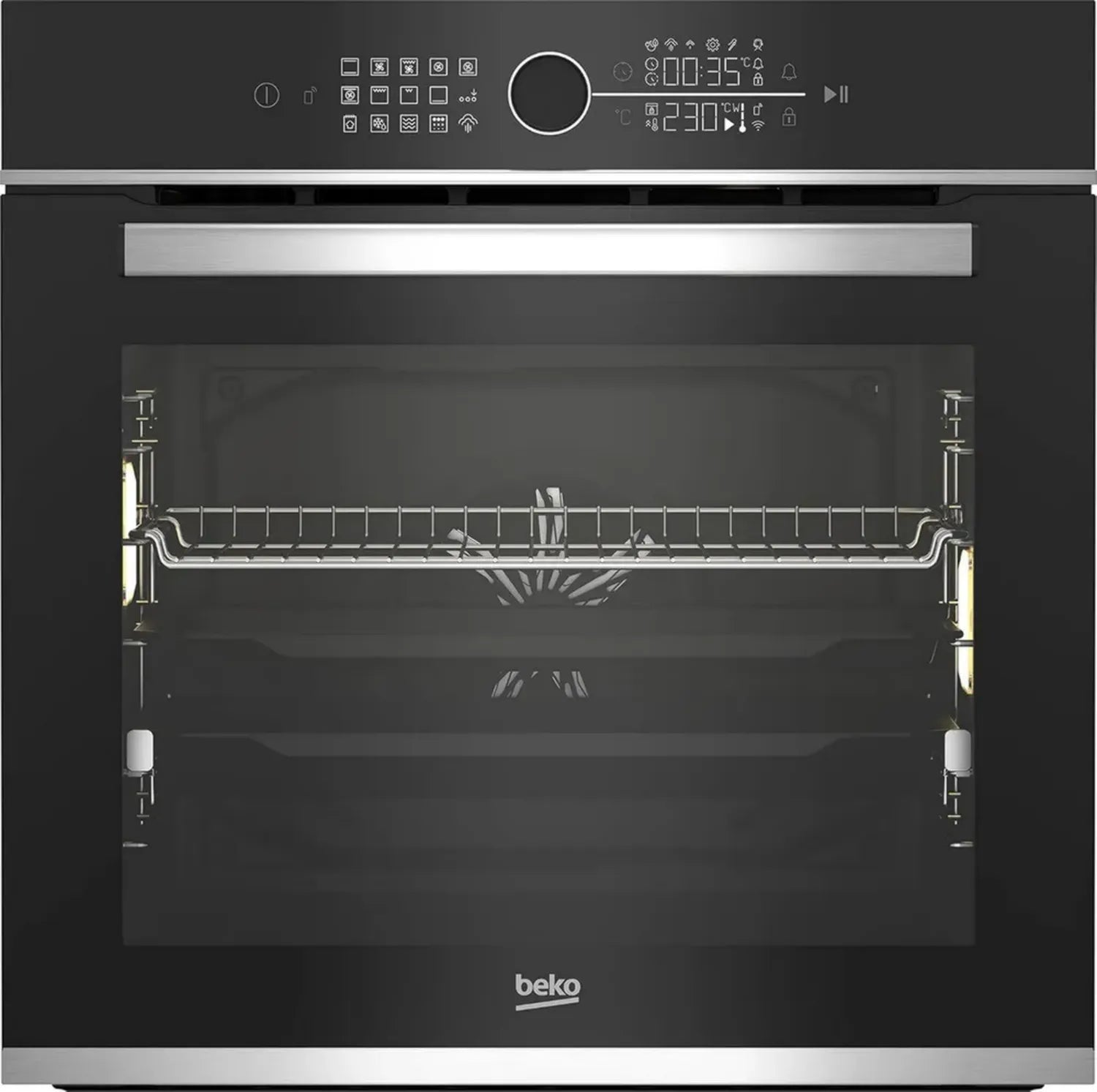Four encastrable Beko multifonction en acier inoxydable