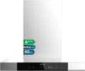 Hotte Aspirante Inox 60 cm avec Double Booster et Capteur de Chaleur