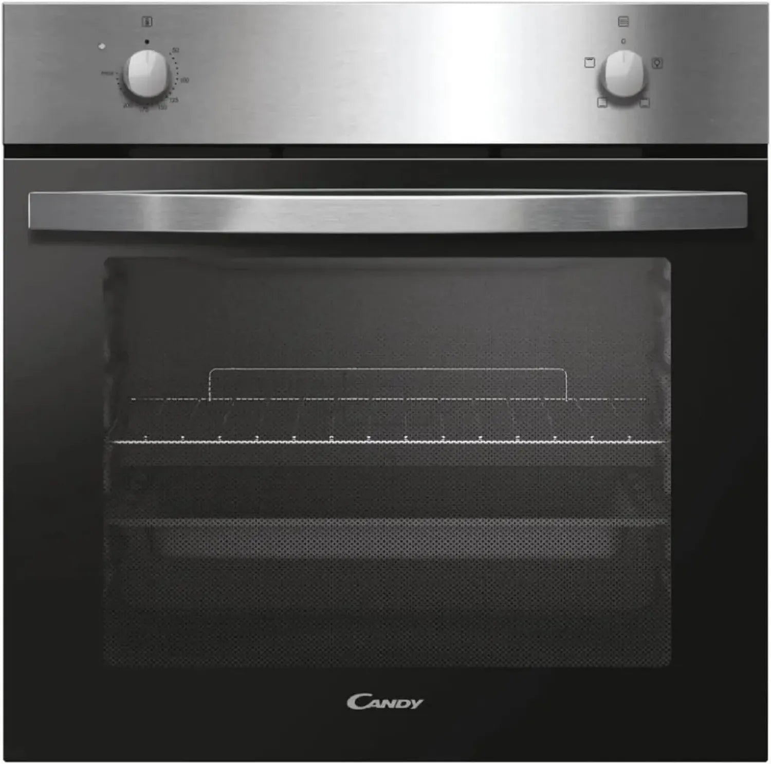 Four encastrable électrique Candy FCID X100, 70L, porte en verre, acier inoxydable, 59,5x56,8x59,5 cm, classe énergétique A
