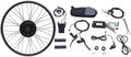 Ensemble de Conversion Vélo Électrique 36V 500W Roue Arrière avec Écran LCD et Capteur de Vitesse PAS