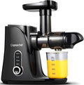 Extracteur de Jus AMZCHEF, Multifonction pour Fruits et Légumes, 2 Vitesses, Sans BPA, Inclus Bouteille et Tasses, Noir