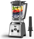 Blender Haute Performance AMZCHEF, 2000 W, Capacité 2 L, 8 Vitesses Ajustables, 4 Programmes Prédéfinis, Sans BPA
