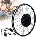 Ensemble de conversion électrique pour vélo, 36V 250W-500W, roue avant 20' à 700c avec contrôleur intelligent et écran LCD