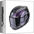 Casque Moto Modulable Scorpion EXO-Tech Evo Furio Noir Caméléon Taille M