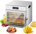 Sèche-Aliments Inox 8 Plateaux avec Minuterie et Température Ajustable