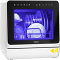 Lave-vaisselle Compact HAVA 2025 - Réduction Bruit, AquaStop, 8 Programmes, Départ Différé