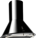 Hotte Murale KLARSTEIN Lumio Neo 60cm - Style Rétro, 610m³/h, Recyclage, 3 Vitesses, Rail à Ustensiles, Noir