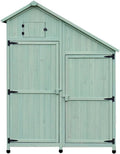 Cabane de Jardin en Bois avec Portes Verrouillables et Toit Incliné - Utilisation Extérieure