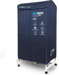 Sèche-linge à ventilation 1200W, capacité 15kg, étendoir 30kg, minuterie 180min, silencieux et multifonction